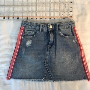Zara Jeans mini skirt